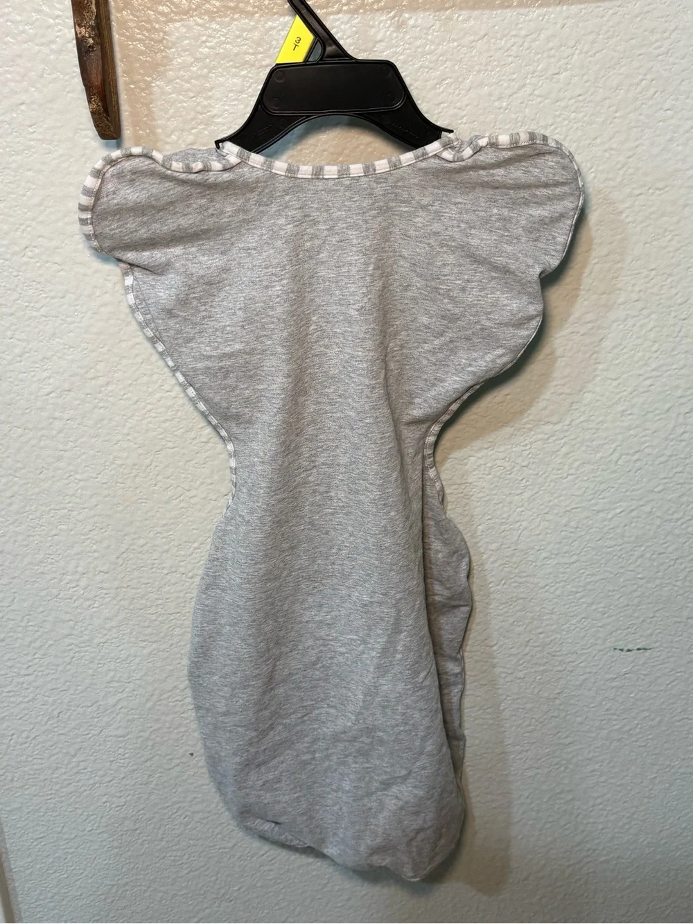 Love to Dream Grey Baby Swaddle Sleep Sack with Front Zipper Size Medium 3/6 M